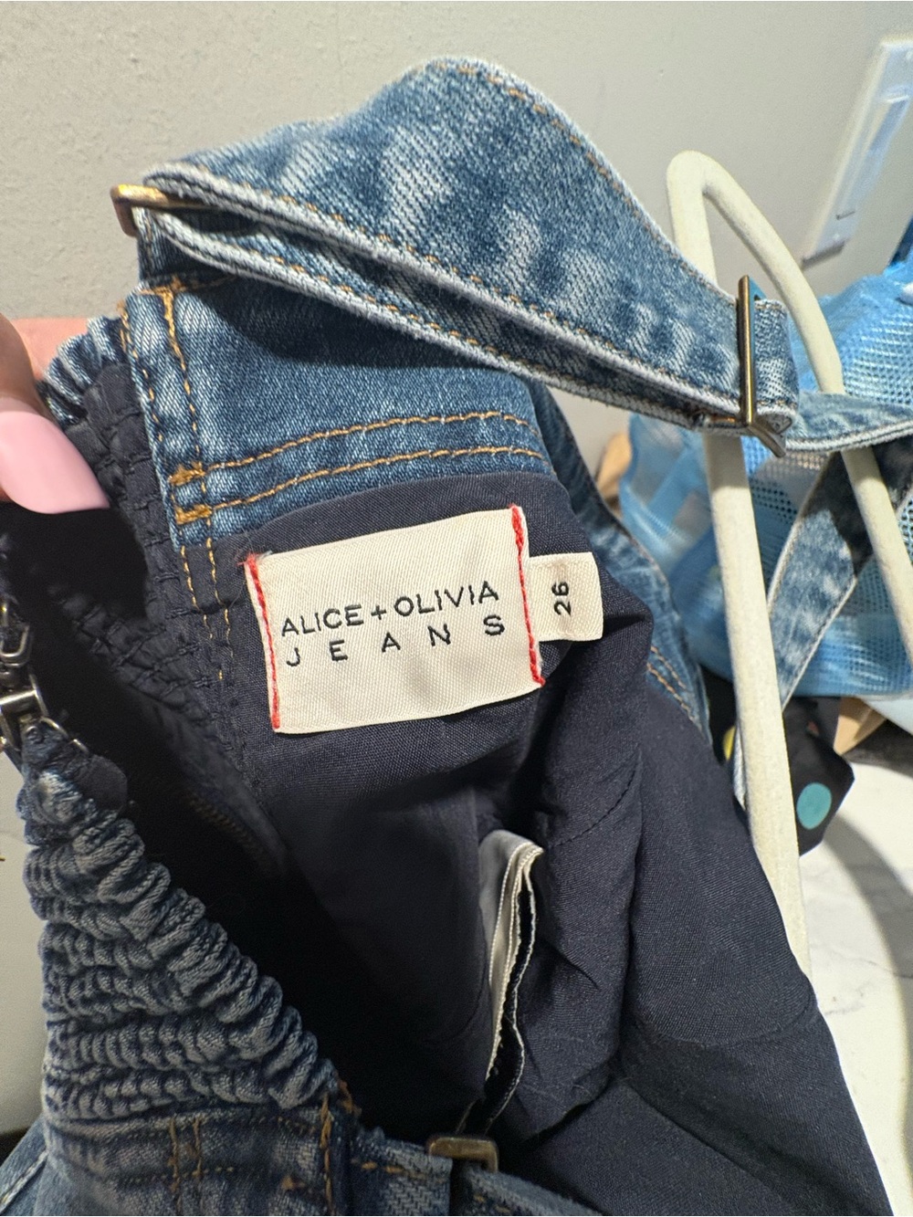Alice + Olivia Vita Denim Romper - Picture 5 of 6